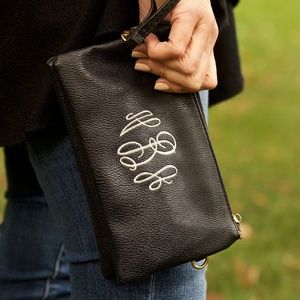 **NWT** Black Crossbody/Wristlet Convertable